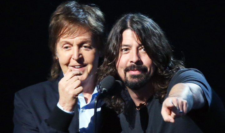 Paul McCartney e Dave Grohl